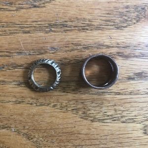 Set of 2 Gold Rings